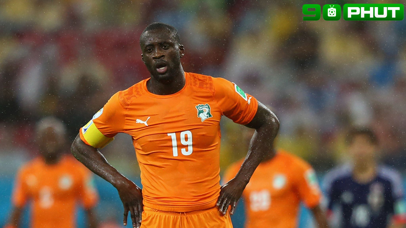 Yaya Toure, tiền vệ xuất sắc của Manchester City Yaya Toure, tiền vệ xuất sắc của Manchester City