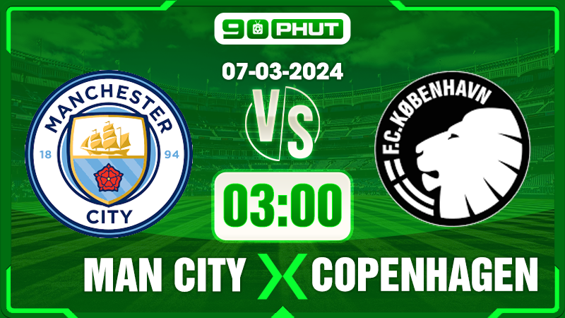 Soi kèo Manchester City vs Copenhagen