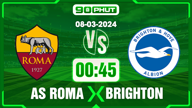 Soi kèo Roma vs Brighton