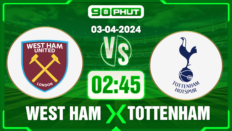 Soi kèo West Ham vs Tottenham